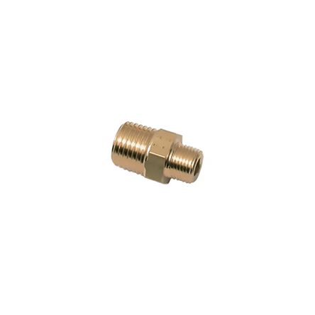 Legris Brass Pipe Fitting, Straight Push Fit Compression Olive, Male 1in to Male BSPT 1in [0121 34 34]; 281-3238