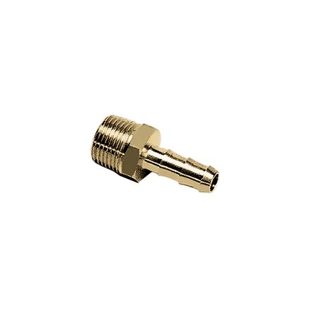 Legris Brass Pipe Fitting, Straight Push Fit Adapter 1in BSPT 1in 32mm [0123 32 34]; 281-3242