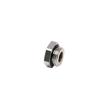 Legris Brass Pipe Fitting, Straight Push Fit Reducer, Male BSPP 3/8in to Female BSPP 1/8in [0178 17 10]; 281-3309