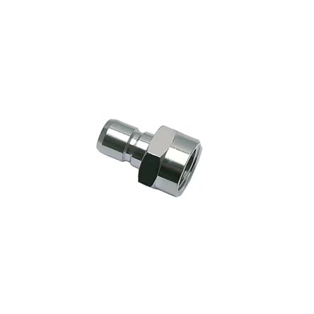 Legris Nickel Plated Brass Pneumatic Quick Connect Coupling, G 3/8 Threaded [0196 12 17]; 281-3318