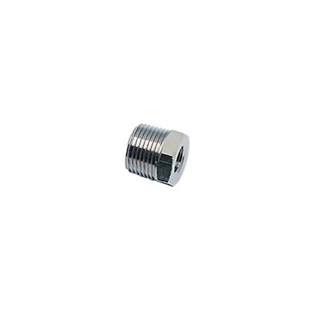 Legris Brass Pipe Fitting, Straight Push Fit Reducer, Male 1in BSPP 1/2in [0904 21 34]; 281-3373