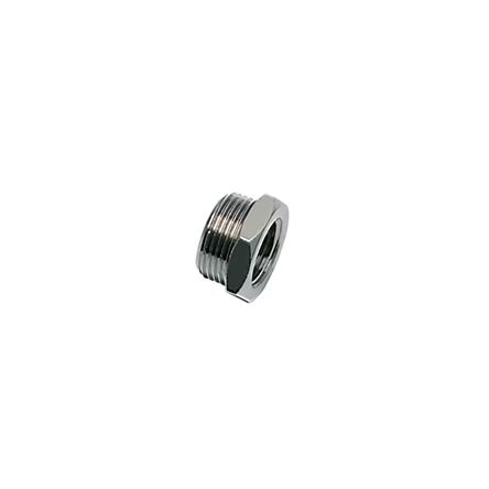 Legris Brass Pipe Fitting, Straight Push Fit Reducer, Male 3/8in to Male BSPP 1/8in [0905 10 17]; 281-3374
