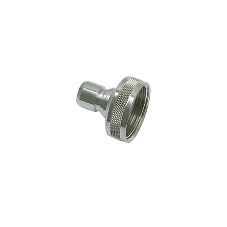 Legris Nickel Plated Brass Pneumatic Quick Connect Coupling, G 3/4 Threaded [2296 12 27]; 281-5171