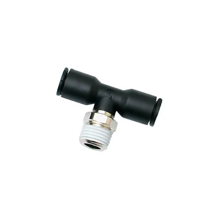 Legris LF 3000 Series Stud Fitting, Push In 8 mm to R 3/8 Male, Tube-to-Port Connection Style, 3108 08 17 [3108 08 17]; 281-5201