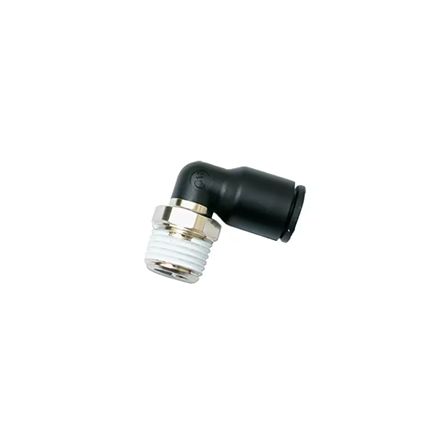 Legris LF 3000 Series Elbow Threaded Adaptor, Push In 4 mm to NPT 1/8 Male, Threaded Connection Style, 3109 04 11 [3109 04 11]; 281-5202