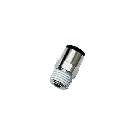 Legris LF 3000 Series Stud Fitting, 1/4 in to R 1/4 Male, Tube-to-Port Connection Style, 3175 56 13 [3175 56 13]; 281-5281