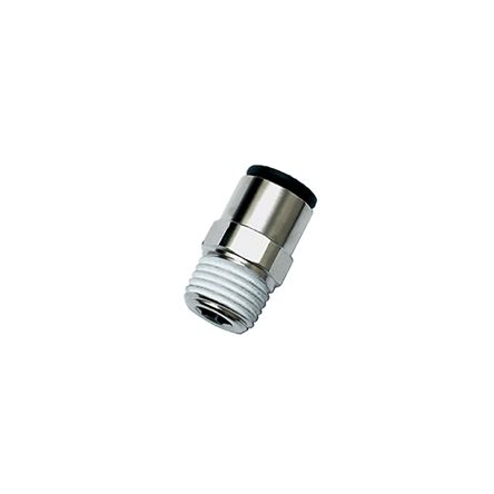 Legris LF 3000 Series Stud Fitting, 1/4 in to NPT 1/4 Male, Tube-to-Port Connection Style, 3175 56 14 [3175 56 14]; 281-5282