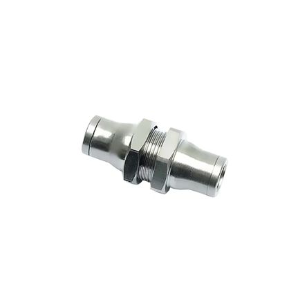 Legris Brass Pipe Fitting, Straight Push Fit Push-Fit to Push-Fit, Male 1/2in 4mm [3616 04 00]; 281-5334