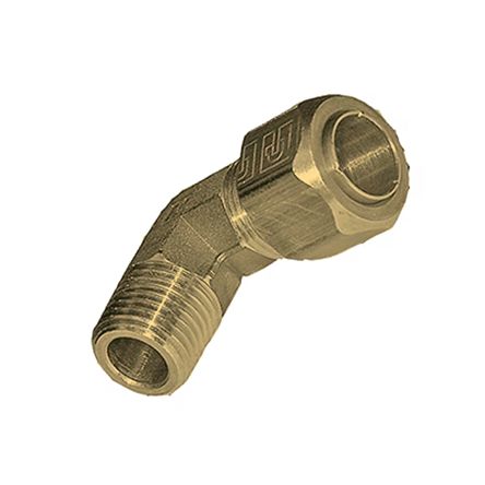 Legris Brass Pipe Fitting Push Fit, Male BSPT 1/8in BSPT [C3BMB6-1/8]; 281-5395