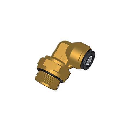 Legris Brass Pipe Fitting Push Fit, Male Metric M12x1.5mm [C8UNPMB8M12]; 281-5397