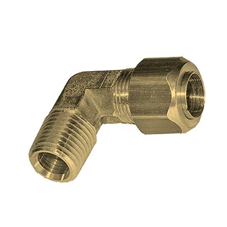Legris Brass Pipe Fitting Push Fit, Male NPT 1/4in [CBMB10-1/4]; 281-5398