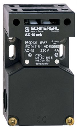 Schmersal AZ 16 Safety Interlock Switch, 2NC, Keyed , Glass Fibre Reinforced Thermoplastic [AZ16-02ZVK-M20]; 281-5770