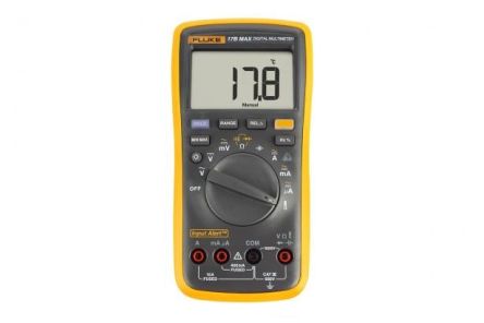 Fluke 17B LCD Digital Multimeter, 10A ac Max, 10A dc Max, 0.6V ac Max [FLK-17B MAX-02/CN]; 281-5822