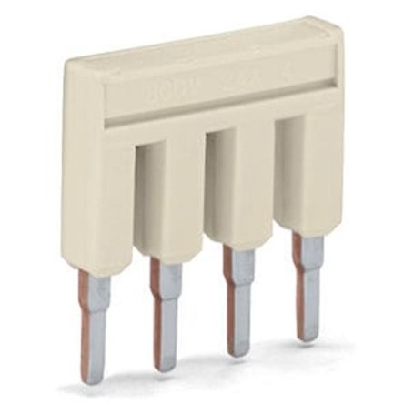 WAGO, 22 (TOPJOB S) Push-in Type Jumper Bar Insulat for use with  for use with Terminal Blocks [2001-410]; 281-5858