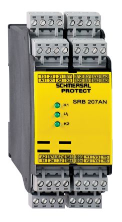 Schmersal Monitoring Relay, DIN Rail [SRB207AN 230VAC]; 281-6088