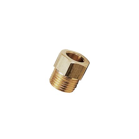 Legris Brass Pipe Fitting, Straight Compression Nut, Male Metric M8x1 [0112 04 00]; 281-6915
