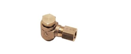 Legris Brass Pipe Fitting, Straight Compression Stud Fitting, Male BSPP 1/4in 8mm [0118 08 13 39]; 281-6919