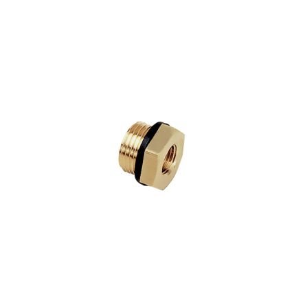 Legris Brass Pipe Fitting, Straight Compression Compression Fitting, Male BSPP 1/8in to Female M5x0.8 [0168 10 19]; 281-6956