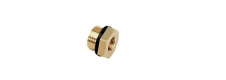 Legris Brass Pipe Fitting, Straight Compression Compression Fitting BSPP 1/4in M5x0.8 [0168 13 19]; 281-6959
