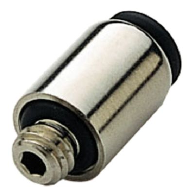 Legris LF 3000 Series Straight Fitting, 1/4 in to UNF 10-32, Tube-to-Port Connection Style, 3171 56 20 [3171 56 20]; 281-7022