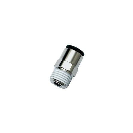 Legris Brass Pipe Fitting, Straight Compression Stud Fitting, Male BSPT 3/8in 3/8in [3175 60 17]; 281-7023
