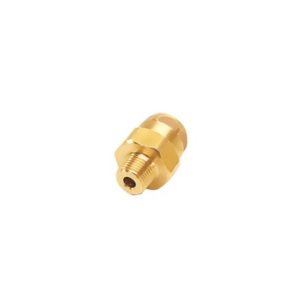 Legris Brass Pipe Fitting, Straight Compression Stud Fitting, Male BSPT 1/8in 4mm [6105 04 10]; 281-7034