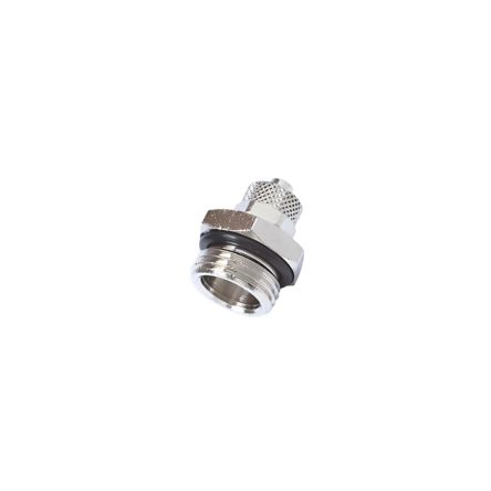 Legris Brass Pipe Fitting, Straight Compression Stud Fitting, Male BSPP 1/8in [F4BPL4/6-1/8]; 281-7067