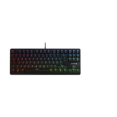 Cherry CHERRY G80-3000N RGB TKL Wired USB Keyboard, QWERTZ (German), Black [G80-3833LWBDE-2]; 281-9245