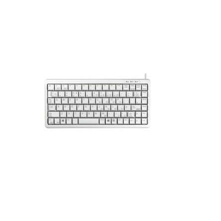 Cherry CHERRY G84-4100 Wired USB Compact Keyboard, QWERTY (UK), Light Grey [G84-4100LCMGB-0]; 281-9253