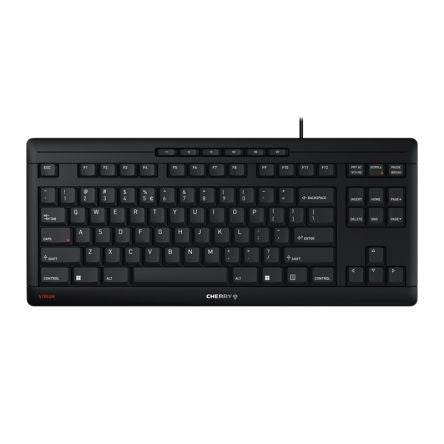 Cherry CHERRY STREAM KEYBOARD Wired USB Keyboard, Qwerty EU, Black [JK-8600EU-2]; 281-9298