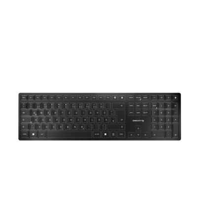 Cherry CHERRY KW 9100 SLIM Wireless USB, Wireless Keyboard, QWERTZ (German), Black [JK-9100DE-2]; 281-9301