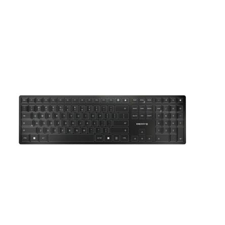 Cherry CHERRY KW 9100 SLIM Wireless USB, Wireless Keyboard, AZERTY (France), Black [JK-9100FR-2]; 281-9303