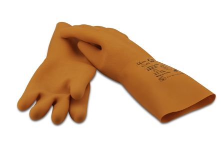 Penta TOUCH-E Orange Natural Rubber Electrical Protection Gloves, Size 9 [JFO36-0/09]; 281-9469