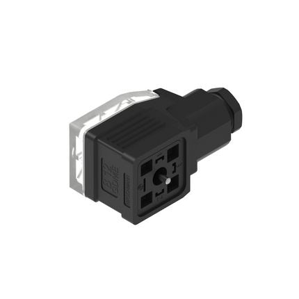 Hirschmann GDME, Female DIN 43650 Solenoid Connector, 230 V ac/dc Voltage [933031100]; 281-9755
