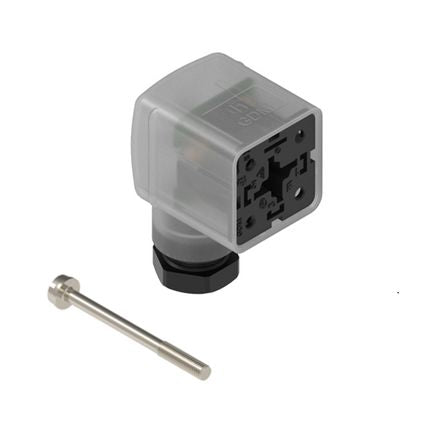 Hirschmann GDM21F6, Female DIN 43650 Solenoid Connector, 230 V ac/dc Voltage [934888020 GDM21F6-L1Y-10D]; 281-9774