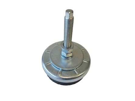 Serious 16mm 120mm Dia. Natural Rubber Levelling Adjustable Foot, 1000kg Static Load Capacity [10302]; 281-9780