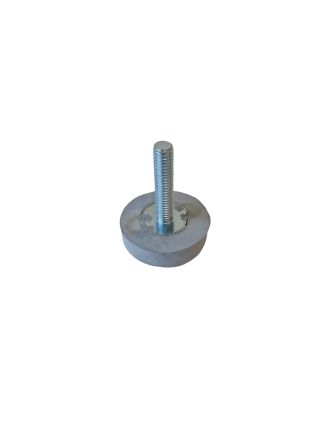 Serious 6mm 30mm Dia. Vulcanised Rubber Levelling Adjustable Foot, 30kg Static Load Capacity 0° Tilt Angle [10413]; 281-9791