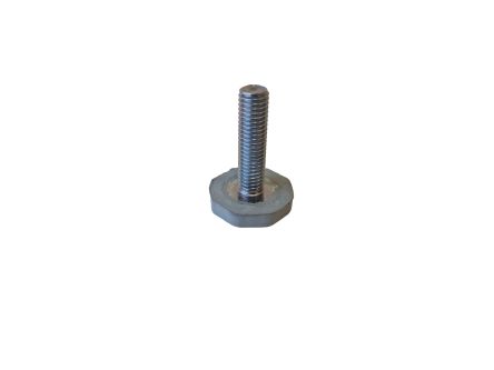 Serious 10mm 30mm Dia. Vulcanised Rubber Levelling Adjustable Foot, 60kg Static Load Capacity 0° Tilt Angle [10414]; 281-9792