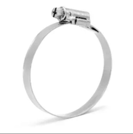 MIKALOR Galvanised Steel Slotted Screw Hose Clamp, 9mm Band Width, 8 → 16mm ID [03008753]; 282-0720
