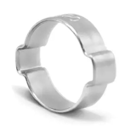MIKALOR Steel Hose Clamp, 9.3mm Band Width, 7 → 9mm ID [23012116]; 282-0843