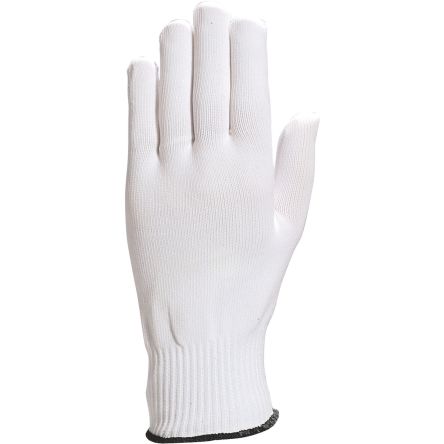 Delta Plus PM159 White Polyamide Abrasion Resistant, Cut Resistant, Tear Resistant Work Gloves, Size 7 [PM15907]; 282-0940