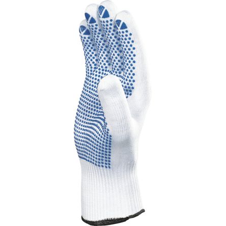 Delta Plus PM160 White Polyamide Abrasion Resistant, Cut Resistant, Tear Resistant Work Gloves, Size 9 [PM16009]; 282-0943