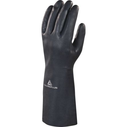 Delta Plus TOUTRAVO VE511 Black Chemical Resistant Work Gloves, Size 9, Neoprene Coating [VE511NO09]; 282-0964