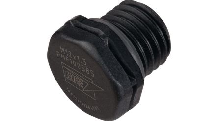 W.L. Gore PolyVent High Airflow Series M12x1.5 Screw-In, 15.55 x 17 mm Dia., 17mm W, For Use With Enclosures and [PMF 100585]; 282-1501