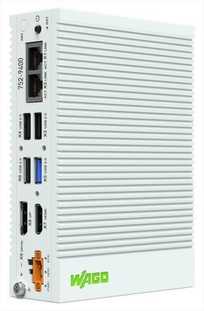 WAGO Industrial Computer, 42W, Intel Atom 1.91 GHz, 64 GB, 4 Linux [752-9401]; 282-1709