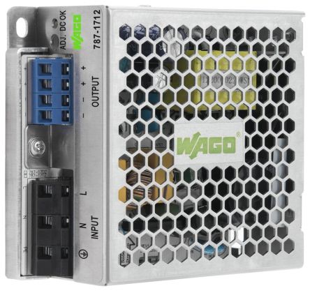 WAGO Switching Power Supply, 787-1711, 12V dc, 8A, Dual Output, 125 → 375V Input Voltage [787-1711]; 282-1717