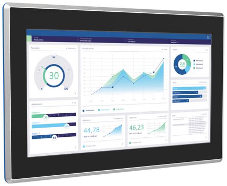 Siemens 6AV2128 Series SIMATIC HMI Panel - 15.6 in, TFT Display, 1366 x 768 [6AV2128-3QB70-0AX0]; 282-3490