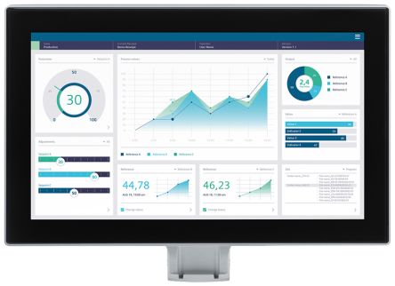 Siemens 6AV2128 Series MTP1900 Unified Comfort HMI Panel - 18.5 in, TFT Display, 1920 x 1080 [6AV2128-3UB57-1BX0]; 282-3497