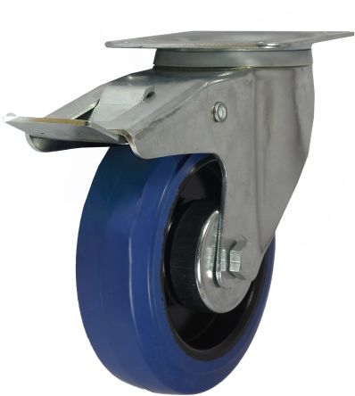 RS PRO Swivel Castor Wheel, 200kg Capacity, 125mm Wheel [0]; 282-3648