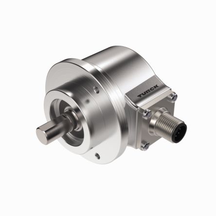 Turck REI-E Series Incremental Incremental Encoder, 100ppr ppr, HTL Signal, Solid Type, 10mm Shaft [REI-E-113T10C-2B100-H1181]; 282-4175